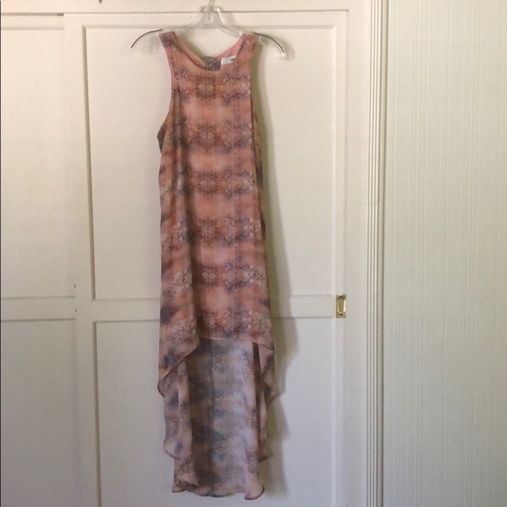 Isabel Lu hi-low dress with lacing up the back